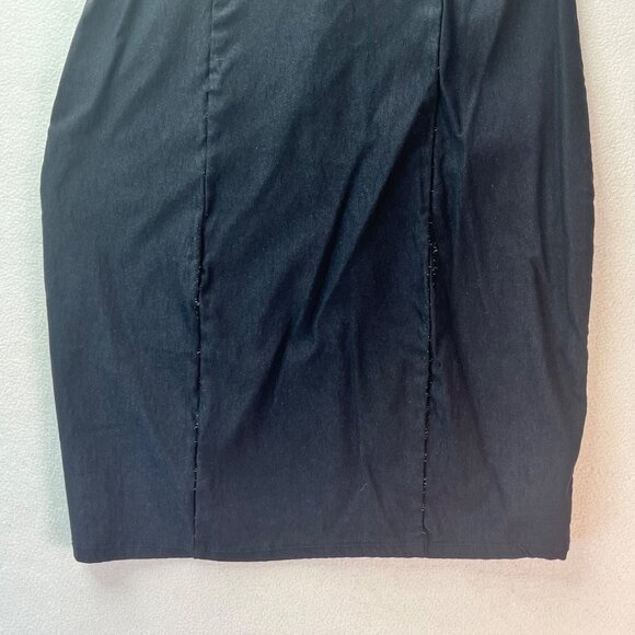 Black Halter Mini Dress With Keyhole Front & Adjustable Straps  S  By Bozzolo  C - Picture 4 of 8